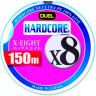 Шнур YO-ZURI PE HARDCORE X8 DUEL 1.2/0.191мм 12.0кг 150м WHITE H3297-W